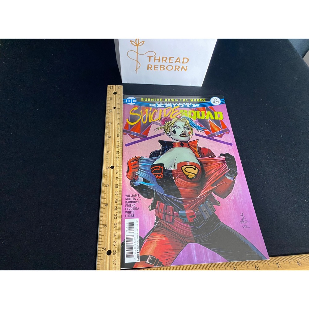 DC Suicide Squad Rebirth Burning Down The‎ House #15 Comic Book Harley Quinn